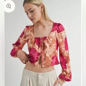 Sage the Label Empowered Zipped Front Top